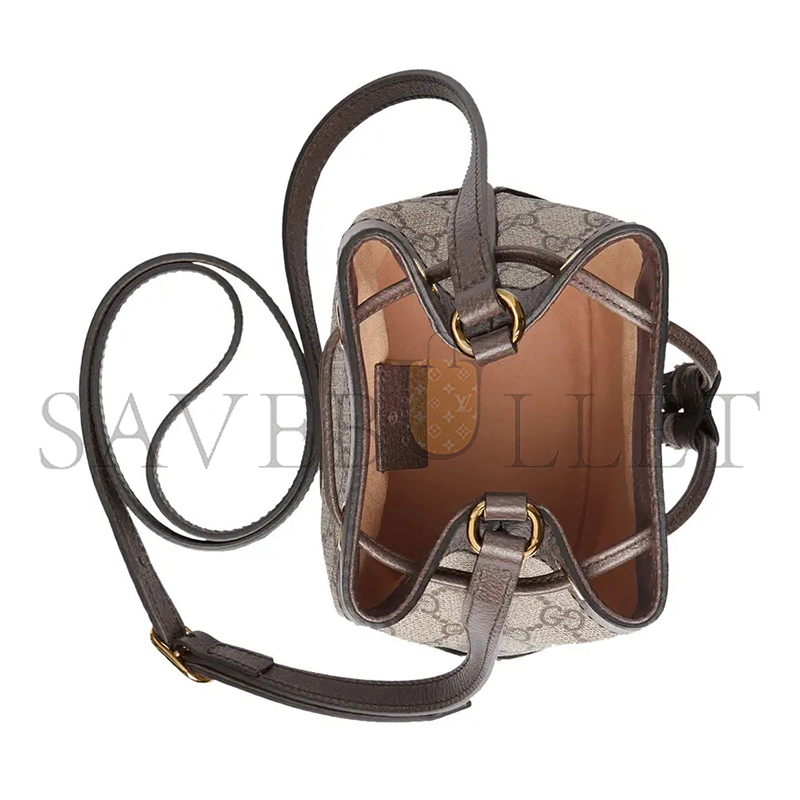 GUCCI OPHIDIA MINI BUCKET BAG 550620 (15.5*19*9cm)